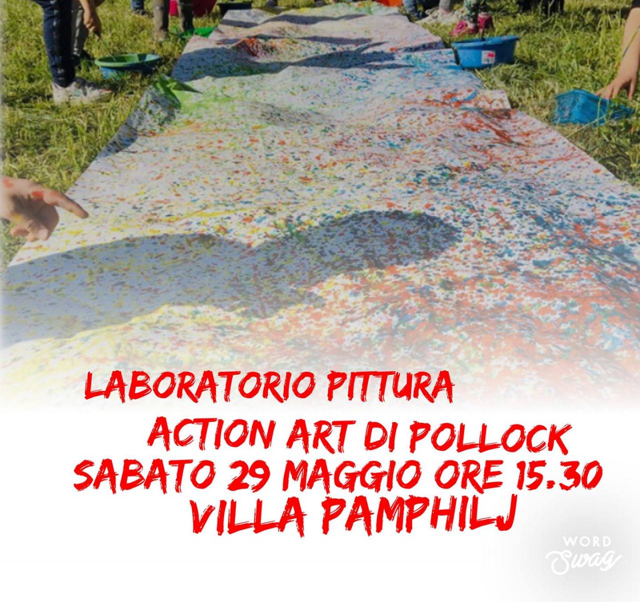 laboratorio di pittura per bambini roma