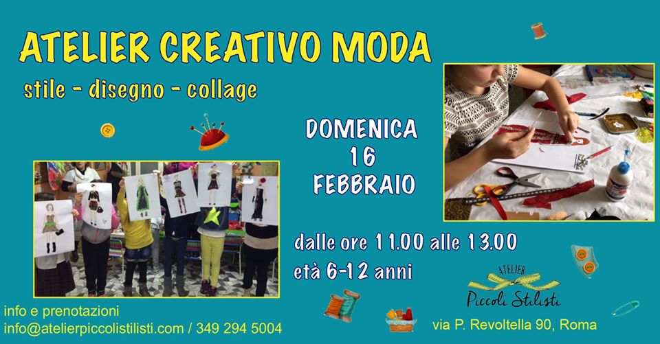 laboratorio moda bambini roma