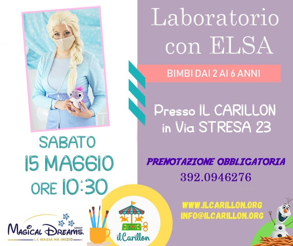 laboratorio per bambini roma frozen elsa