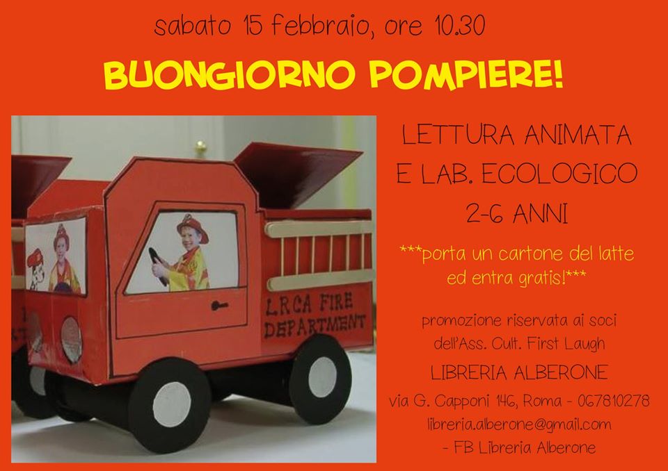 lettura e laboratorio bambini roma sabato