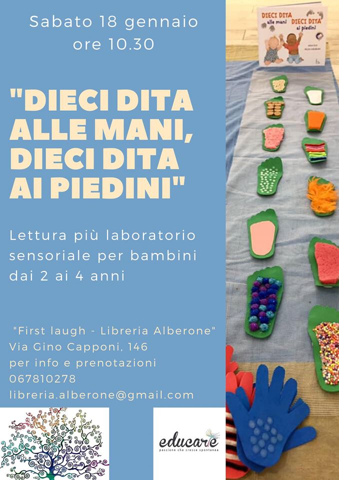 lettura e laboratorio per bambini roma