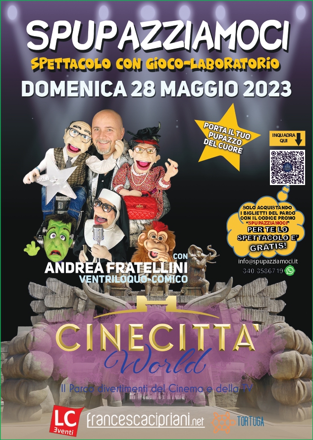 andrea-fratellini-spupazziamoci-cinecittà-world