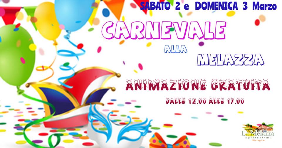 locandina eventi carnevale roma La melazza