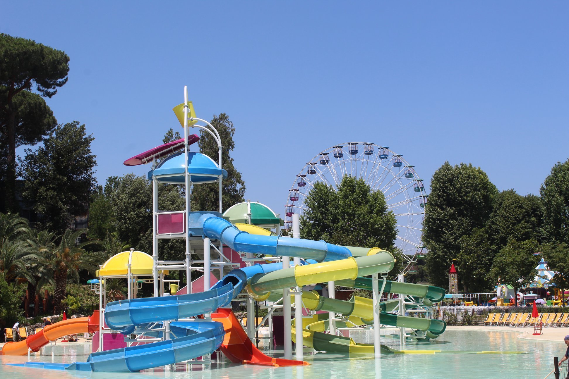 luneur acquapark parco acquatico giostre roma riapertura