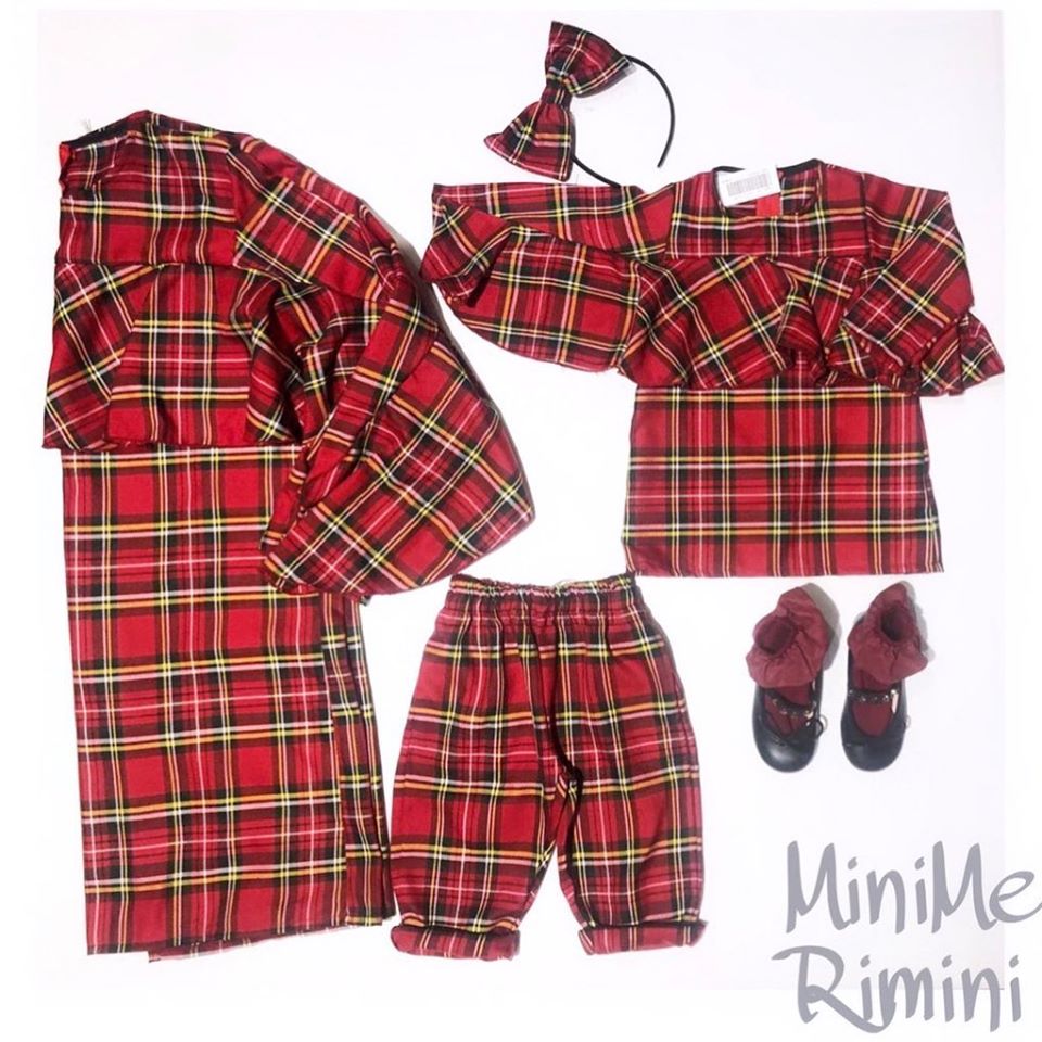 minime outfit coordinato mamma e bambini 1