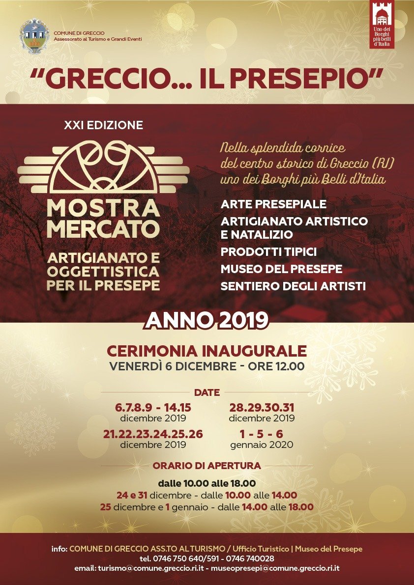 natale a greccio bambini presepe mercatino roma lazio