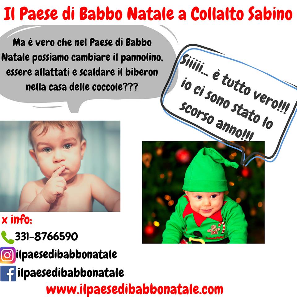 paese di babbo natale mercatini eventi bambini collalto sabino 2