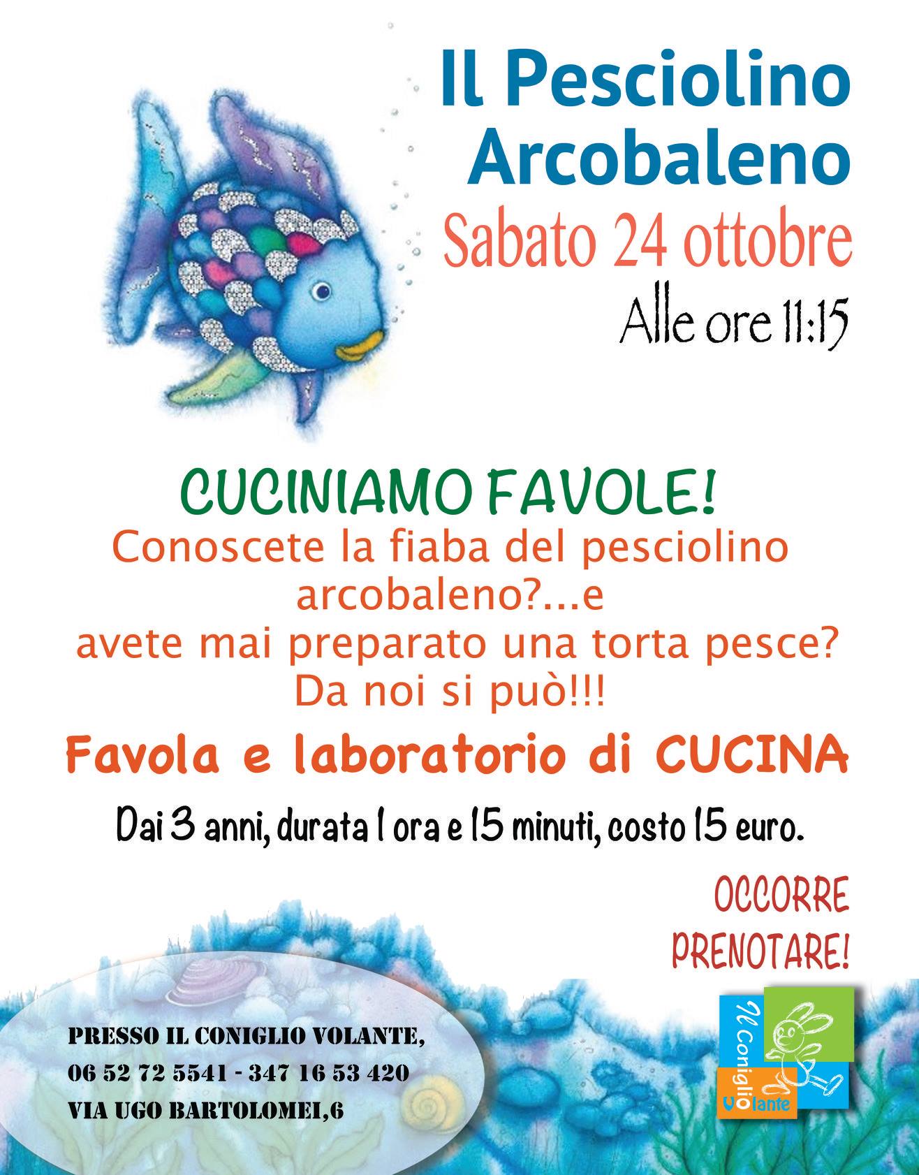 pesce arcobaleno laboratorio per bambini roma