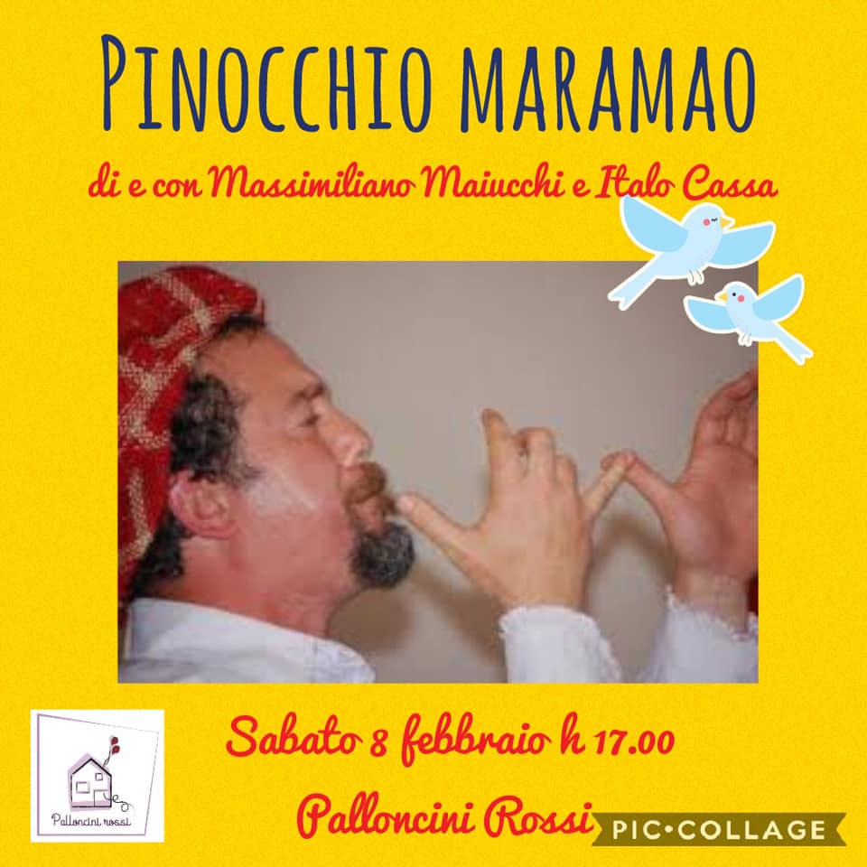 pinocchio maramao spettacolo bambini roma