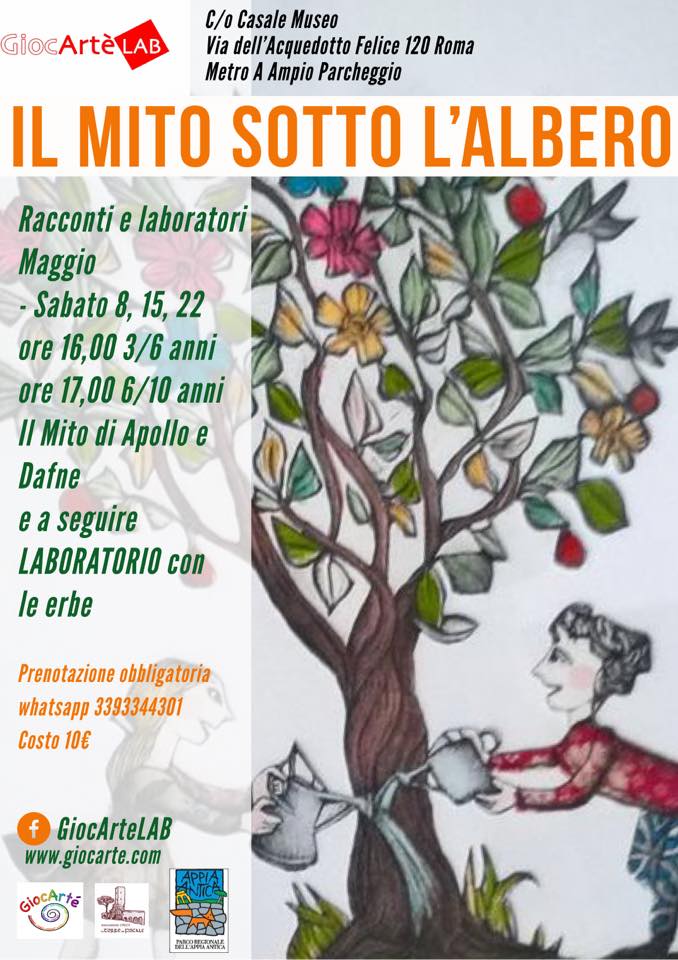 racconto e laboratorio per bambini parco caffarella