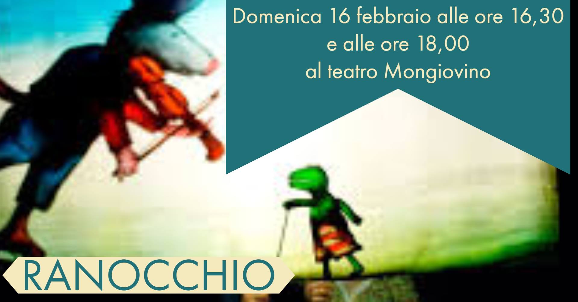 ranocchio spettacolo per bambini weekend roma