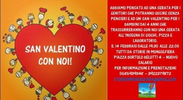 san valentino bambini roma libreria nuovo salario