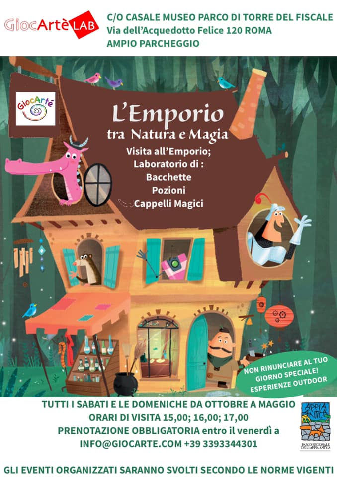 weekend bambini roma giocarte lab laboratorio