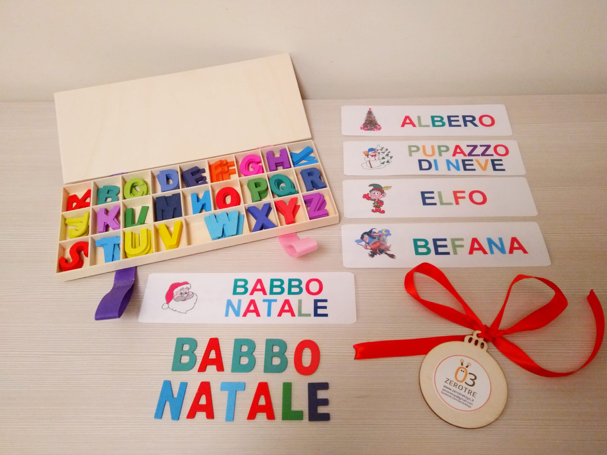 zerotre giochi montessoriani montessori educativi artigianali regalo natale bambini 2