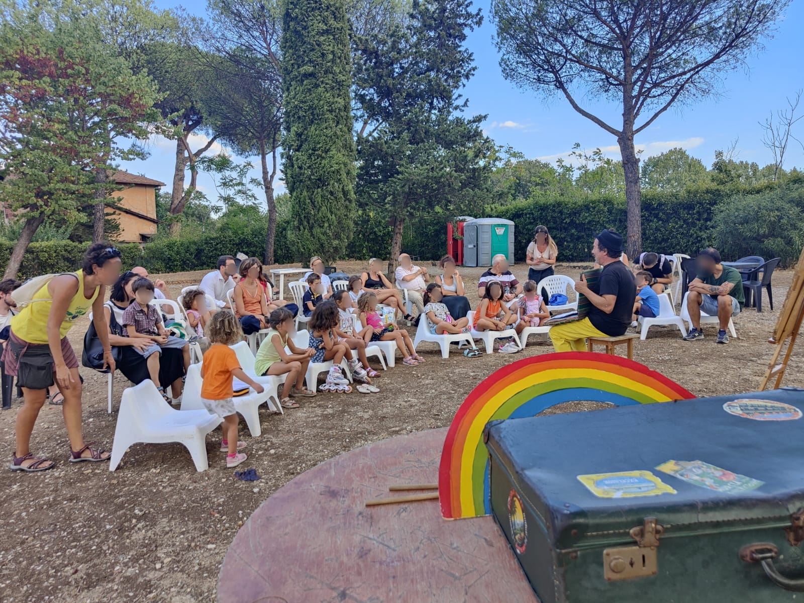 massimiliano maiucchi al parco brin spettacolo gratuito per bambini a roma