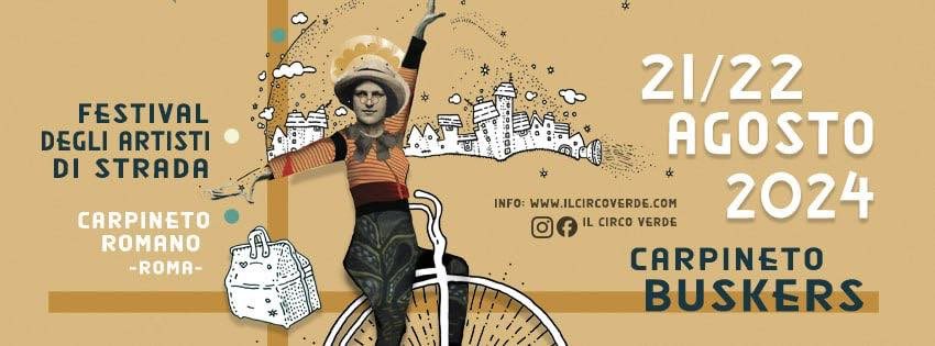 evento gratuito per bambini carpineto roma arte di strada carpineto buskers