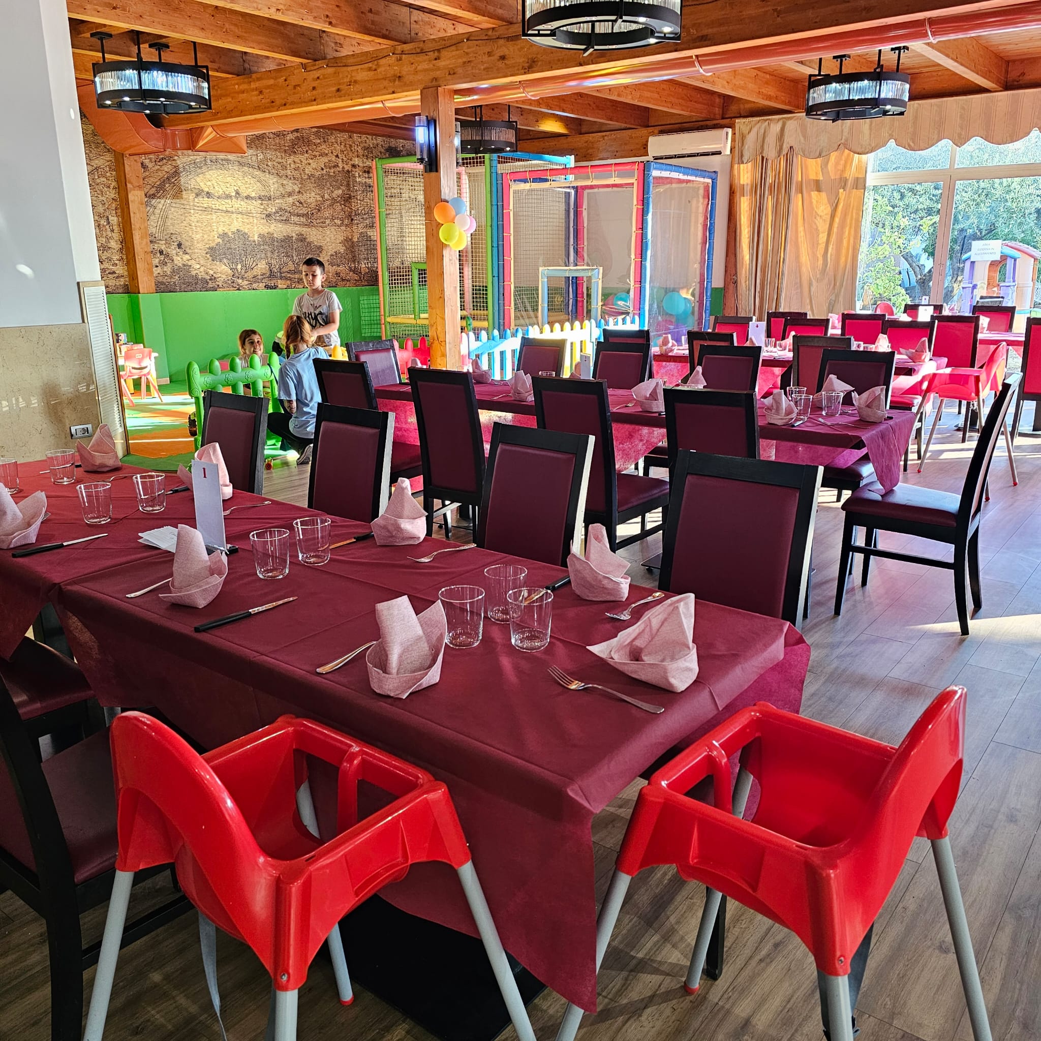 ristorante per bambini roma est settecamini area giochi