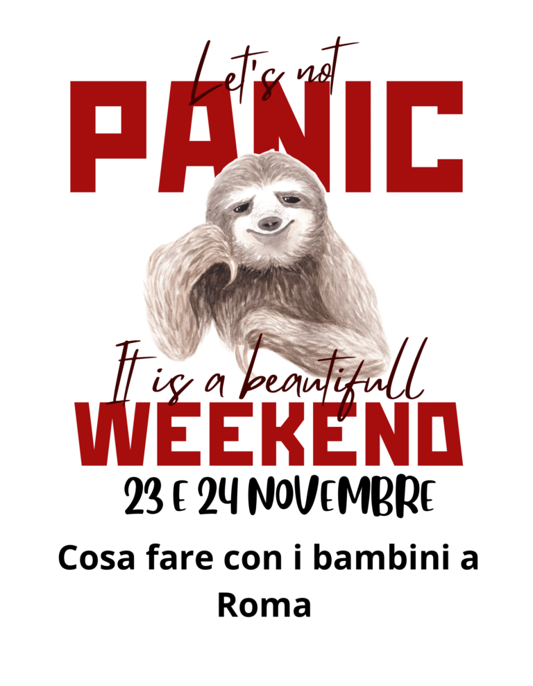 Cosa fare con i Bambini a Roma e dintorni nel weekend 23 e 24 novembre